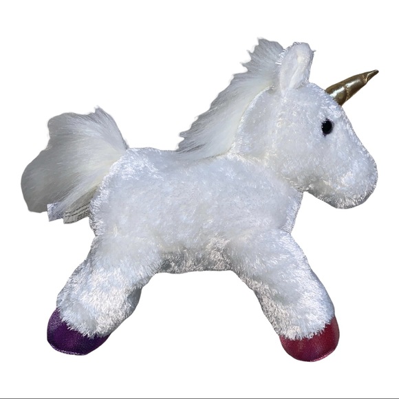 Aurora Little Prism Unicorn Plush Stuffed Animal - Picture 3 of 10